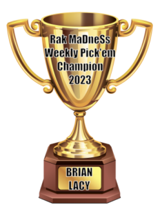 1st Place - Brian Lacy