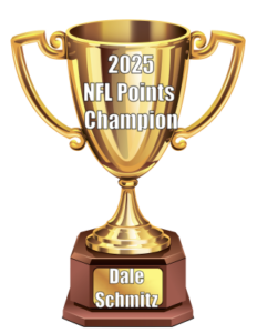 NFL Points Pool - Dale Schmitz